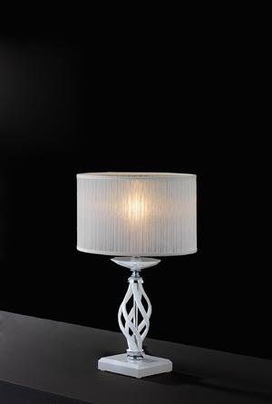 Euroluce Lampadari ALICANTE White LP1 - настольная лампа производства Италии: фото, описание, характеристики, цена, отзывы